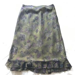 Beautiful chiffon skirt🌸2 for $20